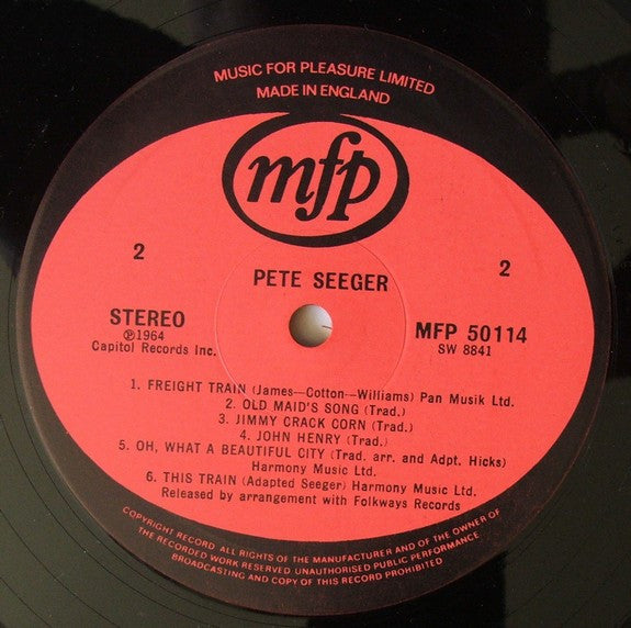 Pete Seeger : Freight Train (LP, RE)