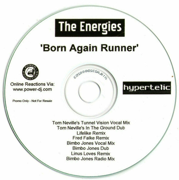 The Energies : Born Again Runner (CDr, Single, Promo)