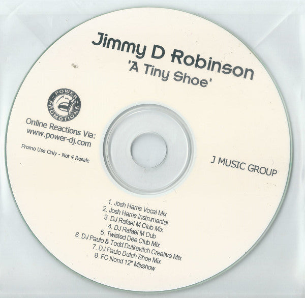 Jimmy D Robinson : A Tiny Shoe (CD, Promo)
