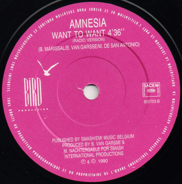 Amnesia : Drop The Stick (7")