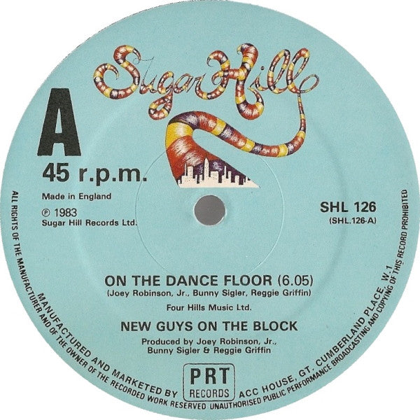 New Guys On The Block : On The Dance Floor (12", Single)