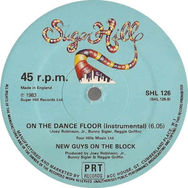 New Guys On The Block : On The Dance Floor (12", Single)