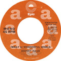 Johnny Nash : (What A) Wonderful World (7", Mono, Promo, Pit)