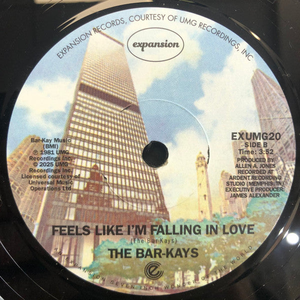 Bar-Kays : Open Your Heart / Feels Like I'm Falling In Love (7", Single, Promo)