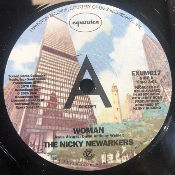 The Nicky Newarkers : Woman / Leave Me Or Love Me (7", Promo, RE)