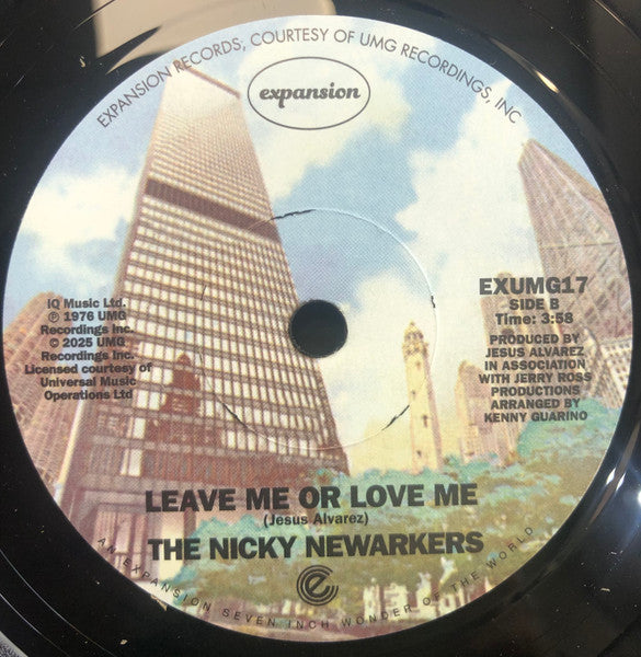 The Nicky Newarkers : Woman / Leave Me Or Love Me (7", Promo, RE)