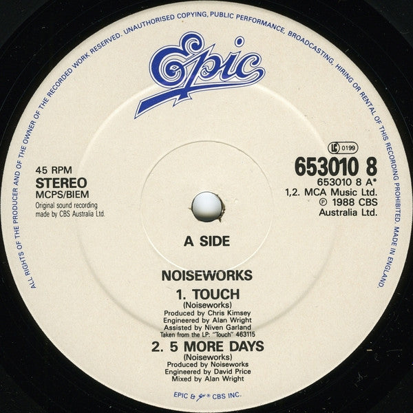 Noiseworks : Touch (12", Single)
