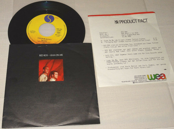 Red Box : Lean On Me (7", Single)