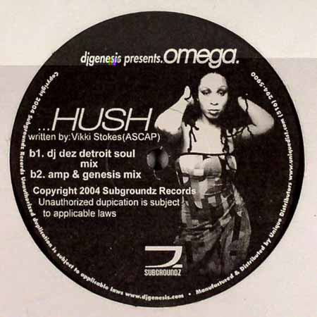 DJ Genesis Presents Vikki Omega : Hush (12")