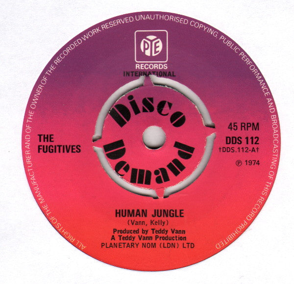 The Fugitives (3) : Human Jungle (7", Single, 4-p)
