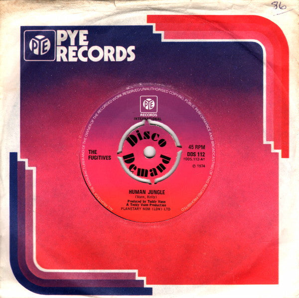 The Fugitives (3) : Human Jungle (7", Single, 4-p)
