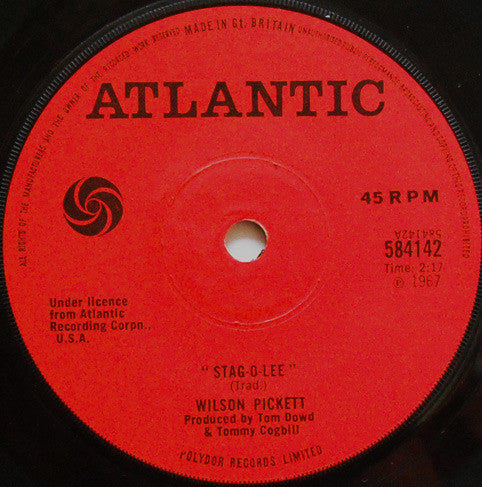Wilson Pickett : Stag-O-Lee (7", Single, Sol)