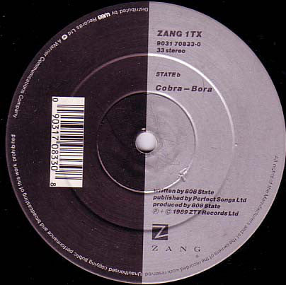 808 State : Pacific ‎– 909 (Mellow Birds Mega Edit) + Bonus Bird Beats / Cobra Bora (12", Single, Ltd)