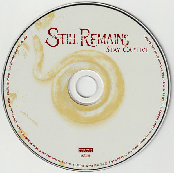 Still Remains : Stay Captive (CD, Single, Promo)