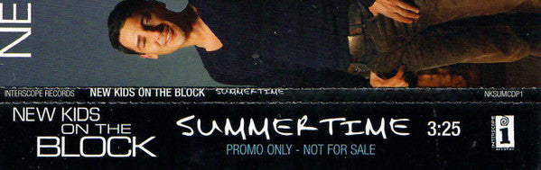 New Kids On The Block : Summertime (CD, Single, Promo)