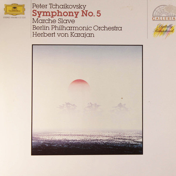 Pyotr Ilyich Tchaikovsky - Herbert Von Karajan - Berliner Philharmoniker : Symphonie Nr. 5 / Slawischer Marsch (LP, RM)