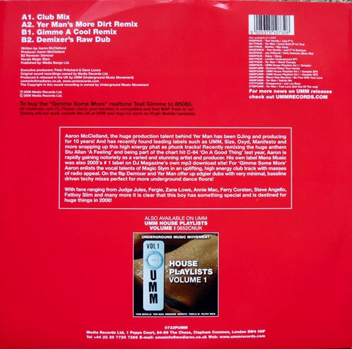 Aaron McClelland Ft. Magic Slym : Gimme Some More (12")
