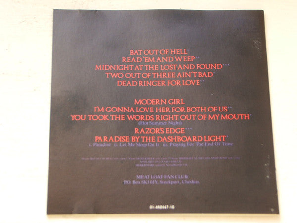 Meat Loaf : Hits Out Of Hell (CD, Comp, RE, RP)