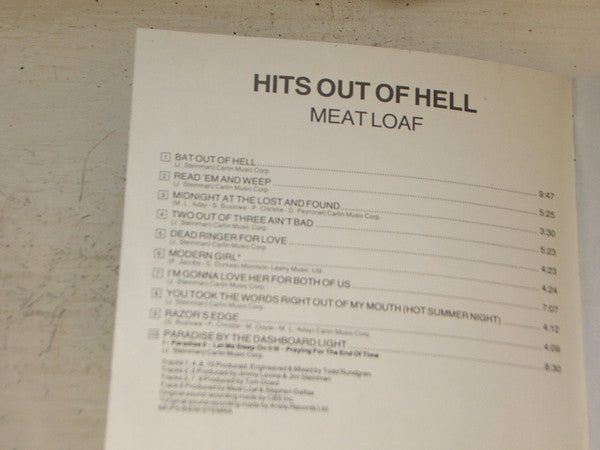 Meat Loaf : Hits Out Of Hell (CD, Comp, RE, RP)