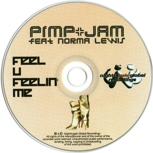 Pimp + Jam Feat Norma Lewis : Feel U Feelin' Me (CD, Single, Promo)