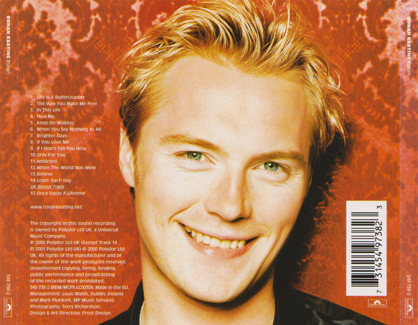 Ronan Keating : Ronan (CD, Album, RE, S/Edition)