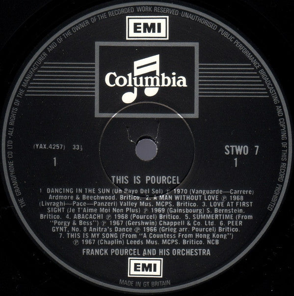 Franck Pourcel Et Son Grand Orchestre : This Is Pourcel (LP, Smplr)