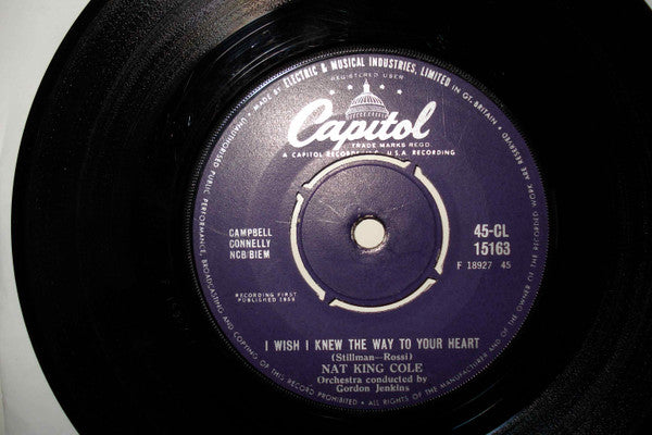 Nat King Cole : Just As Much As Ever (7", Single)