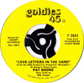 Pat Boone : Love Letters In The Sand (7", Single, RE)