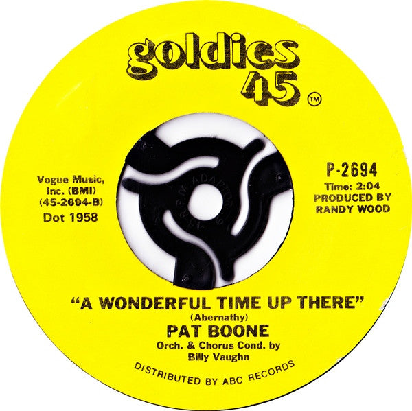 Pat Boone : Love Letters In The Sand (7", Single, RE)