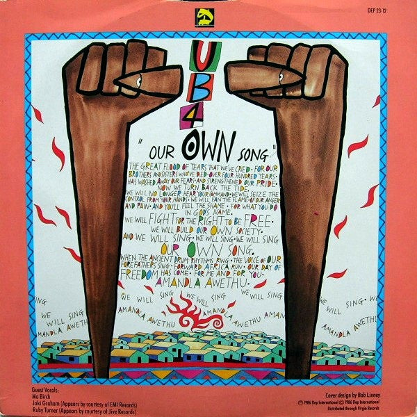 UB40 : Sing Our Own Song (12", Single)