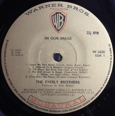 Everly Brothers : In Our Image (LP, Album, Mono)