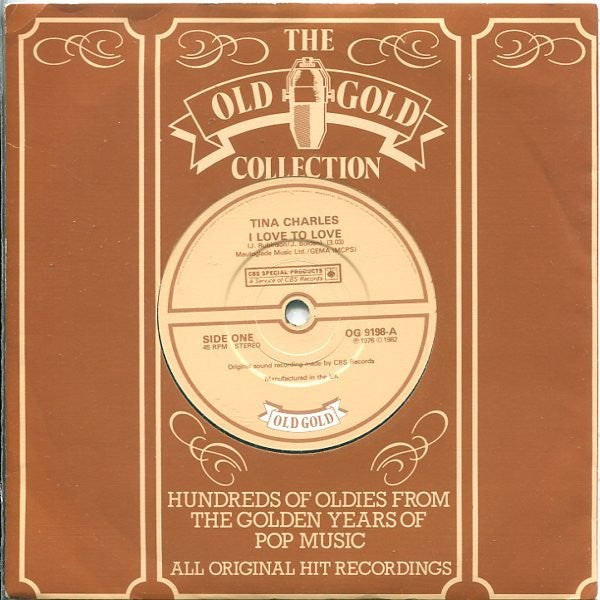Tina Charles : I Love To Love / You Set My Heart On Fire (7", Single)