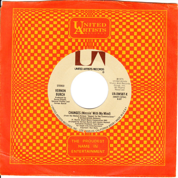 Vernon Burch : Changes (Messin' With My Mind) (7", Single)