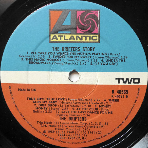 The Drifters : The Drifters' Story - 20 All-time Hits (LP, Comp, Mono)
