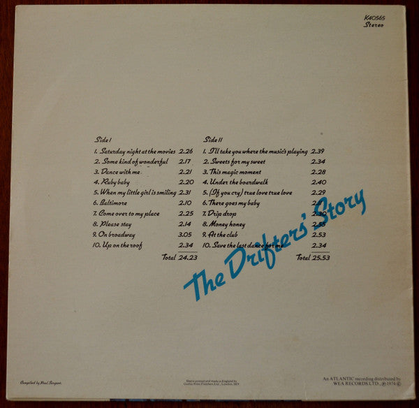 The Drifters : The Drifters' Story - 20 All-time Hits (LP, Comp, Mono)