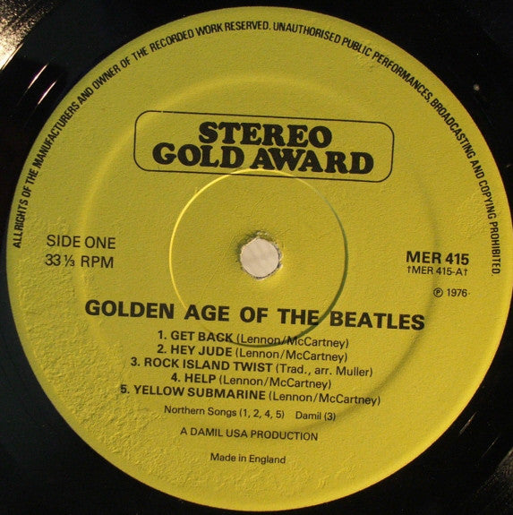 The Ripoffs : Golden Age Of The Beatles (LP, Eng)