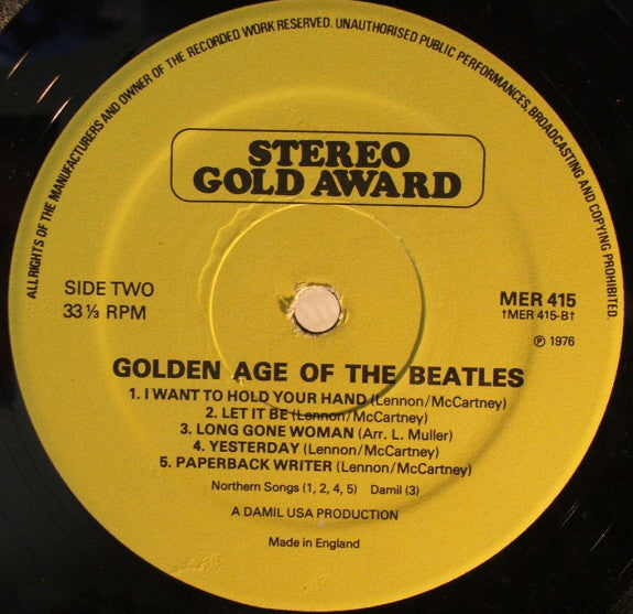 The Ripoffs : Golden Age Of The Beatles (LP, Eng)