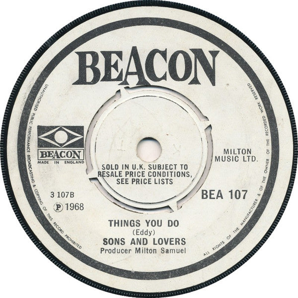 Sons And Lovers : Happiness Is Love (7")