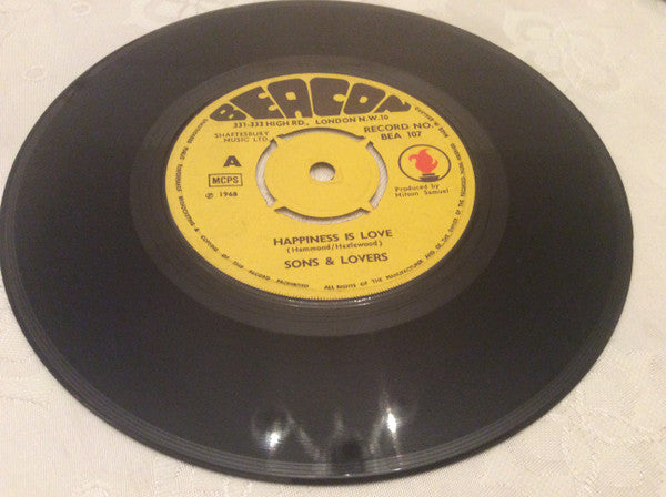 Sons And Lovers : Happiness Is Love (7")