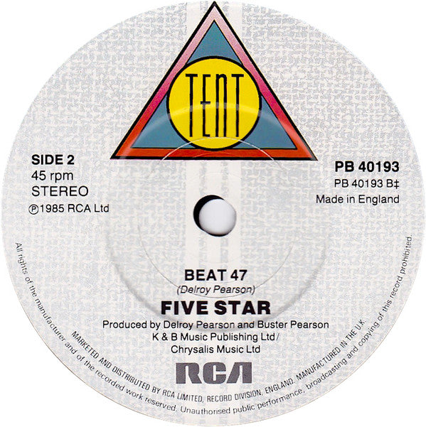 Five Star : Let Me Be The One (7", Single)