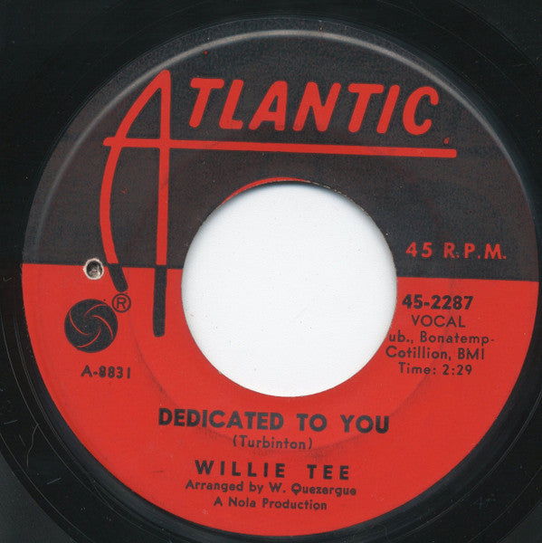 Willie Tee : Thank You John (7")