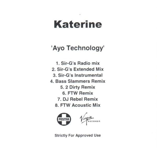 Katerine (2) : Ayo Technology (CDr, Single, Promo)