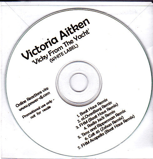 Victoria Aitken : Vicky From The Yacht (White Label) (CDr, EP, Promo)