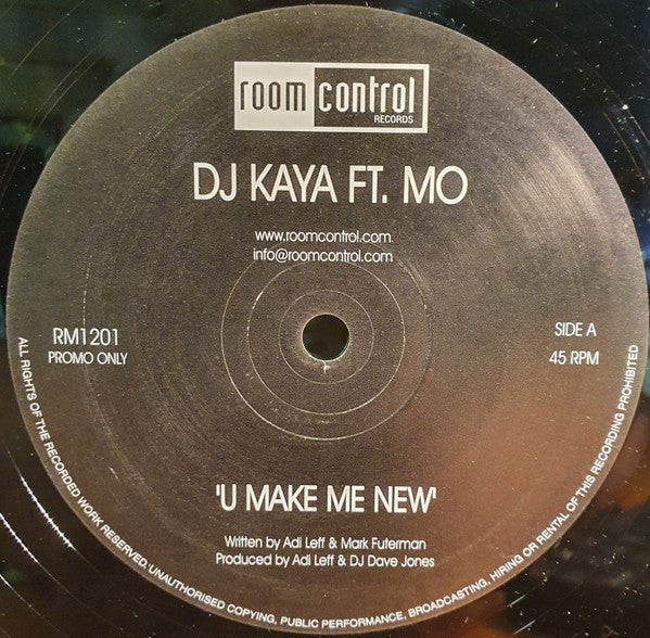 DJ Kaya (3) : U Make Me New (12")
