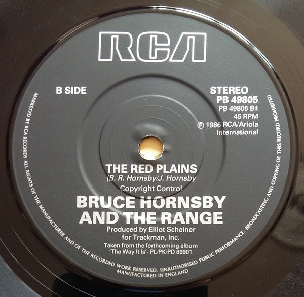 Bruce Hornsby And The Range : The Way It Is (7", Single)