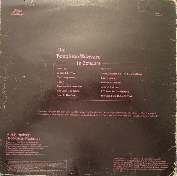 The Houghton Weavers : In Concert (LP)