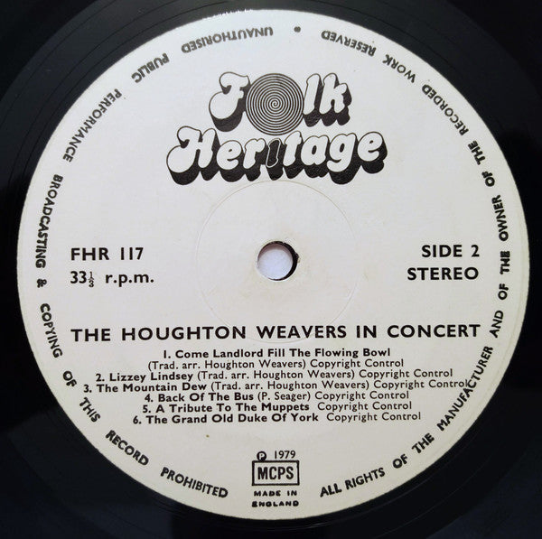 The Houghton Weavers : In Concert (LP)
