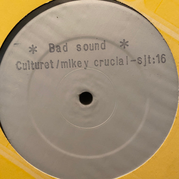 Culture T & Mikey Crucial : Bad Sound (12", W/Lbl)