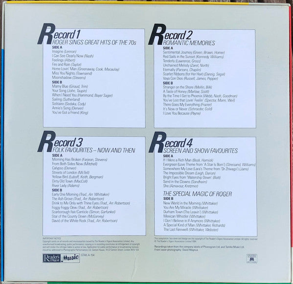 Roger Whittaker : The Best Of (Box, Comp + 4xLP, Comp)