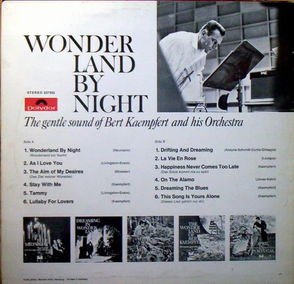 Bert Kaempfert & His Orchestra : Wonderland By Night - The Gentle Sound Of Bert Kaempfert And His Orchestra (LP, Album, RE)